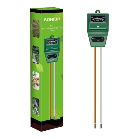 Sonkir Soil pH Meter 3-in-1 Tester Gardening Tool