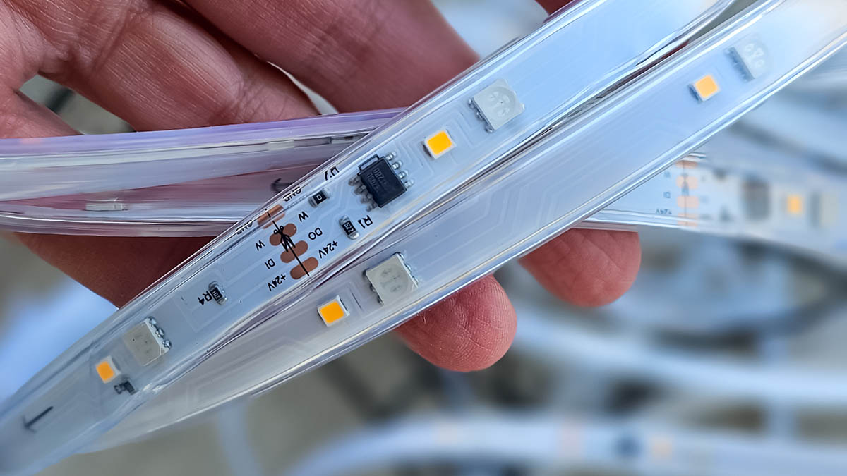 CloseUp of Strip lights