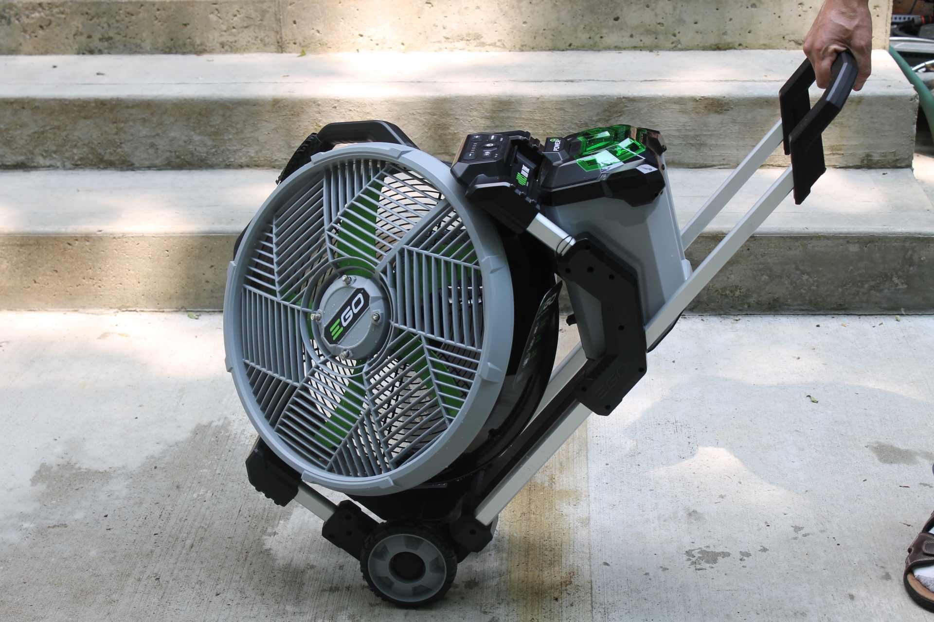 Ego Power Misting Fan on Wheels