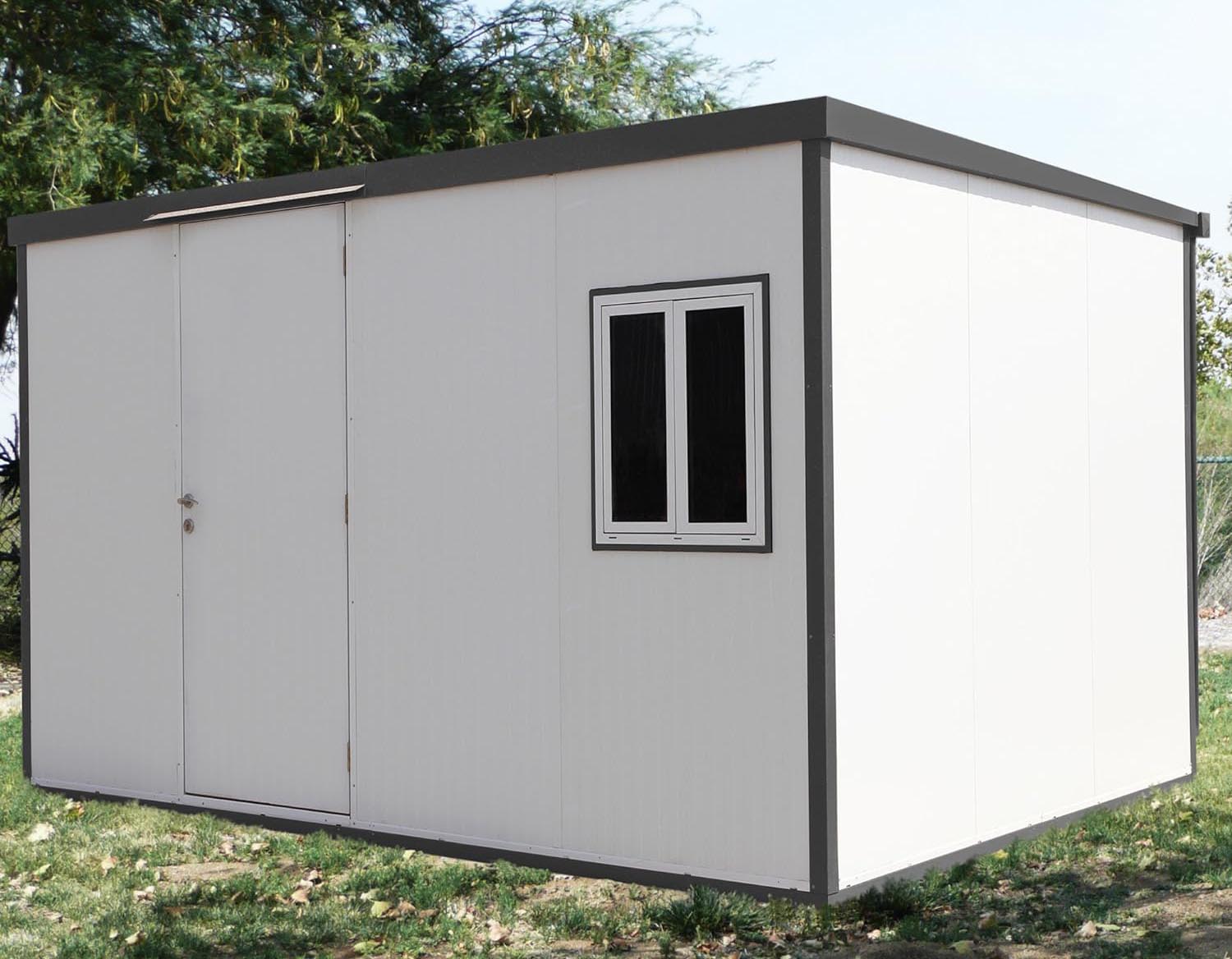Kit Homes You Can Actually Buy on Amazon Option Duramax 30432 Flat Roof Insulated Building