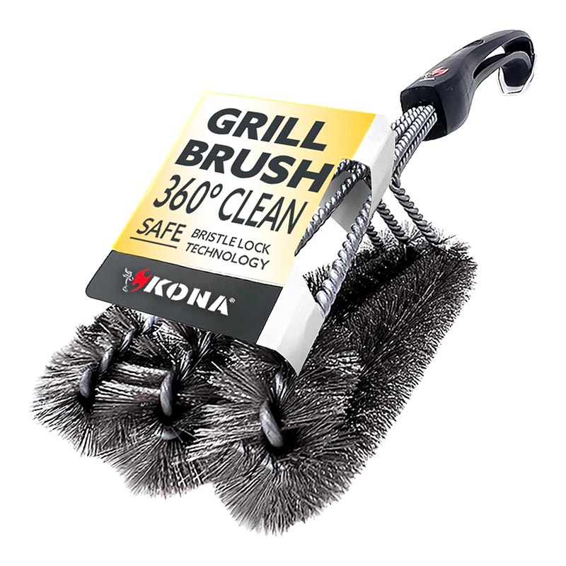 The Kona 360 Clean Grill Brush on a white background.