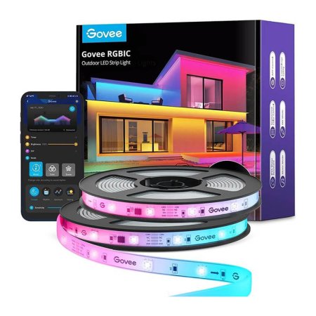  The Best Outdoor LED Strip Lights Option Govee Wi-Fi RGBIC Outdoor LED Strip Lights
