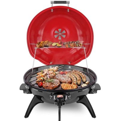 Techwood 15-Serving Electric BBQ Grill 