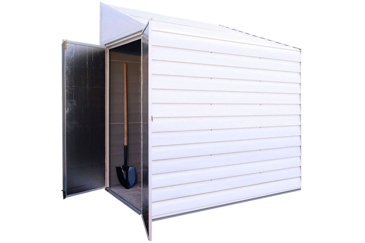 The Best Place to Buy a Shed Options: Yardsaver 4 ft. x 7 ft. Arrow Storage Shed
