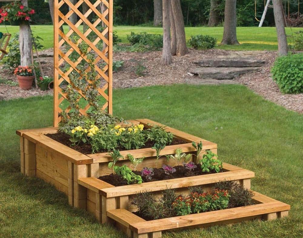 Everything You Need to Start a Raised-Bed Garden Concrete Planter Wall Blocks
