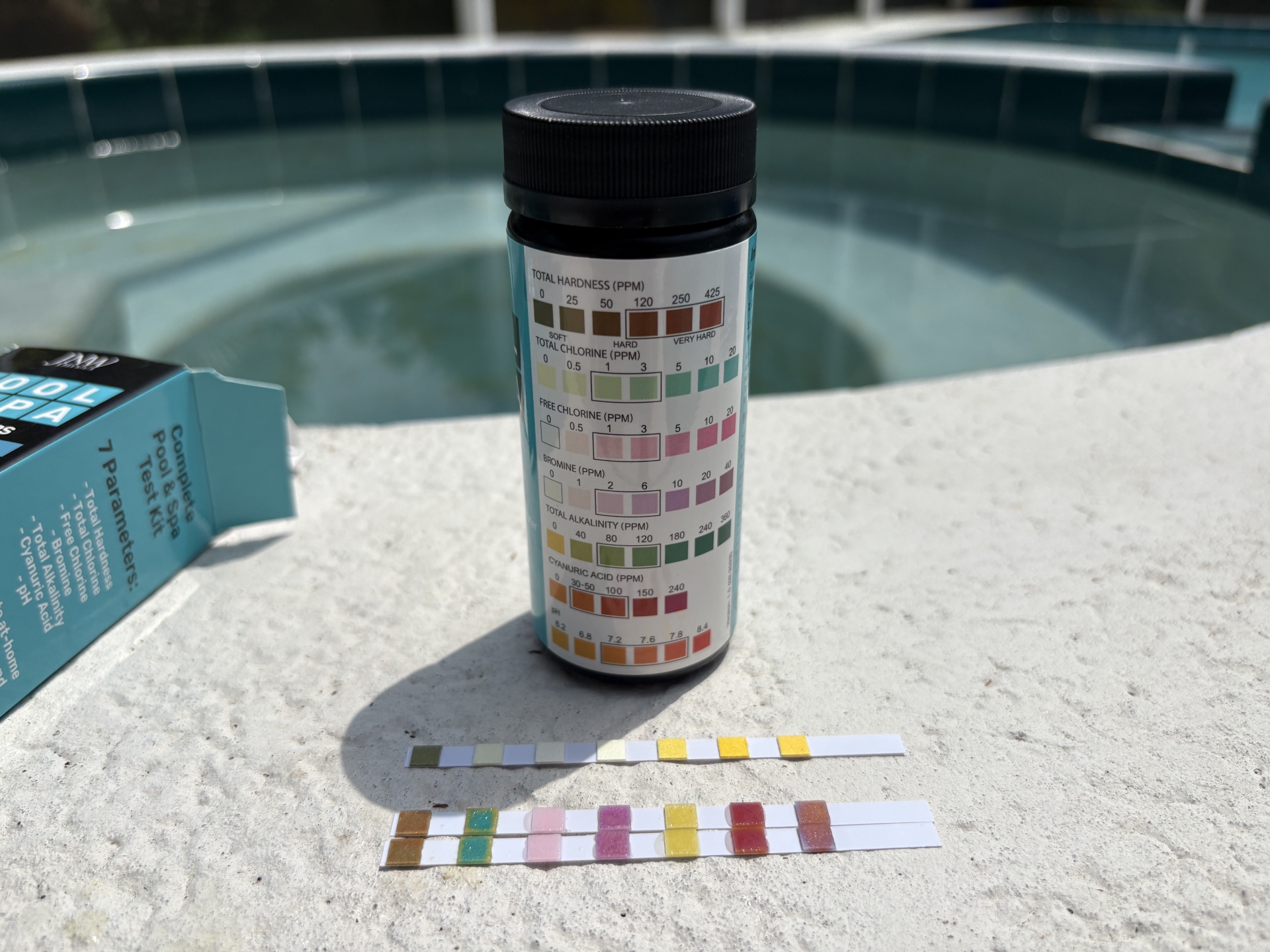 JNW pool test strips