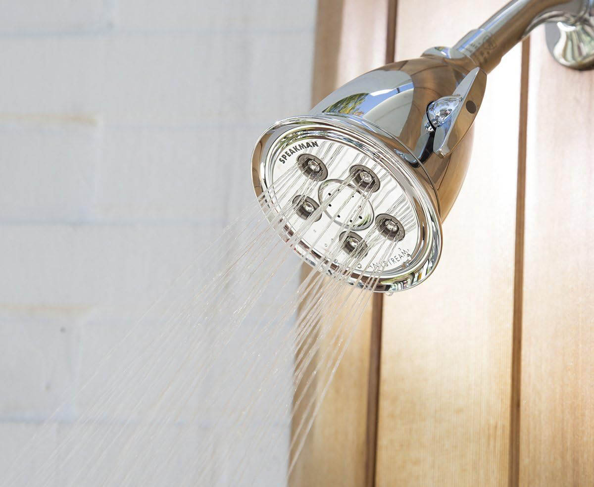 Sustainable Household Product Option Low-Flow Showerhead