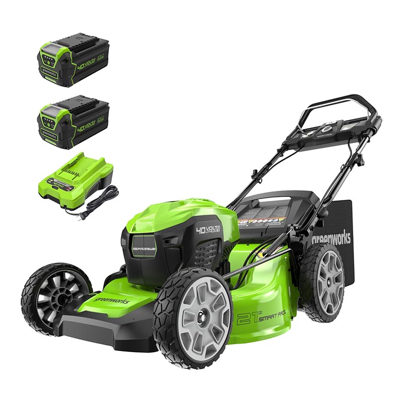 Greenworks 40V 21" Cordless Self-Propelled Lawn Mower 
