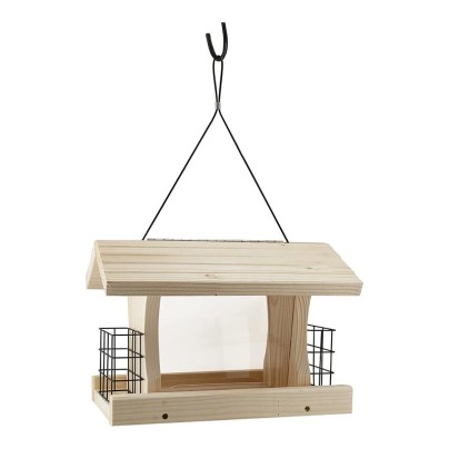 The Best Bird Feeders for Cardinals Option Woodlink Deluxe Cedar Feeder With Suet Cages