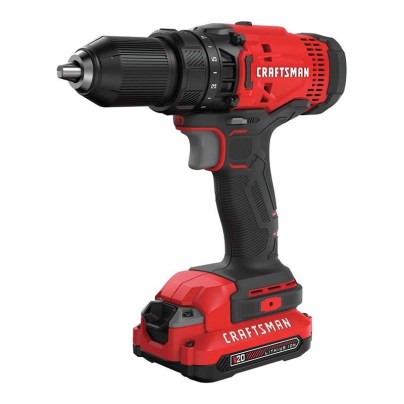 The Craftsman V20 ½-Inch Cordless Drill/Driver Kit on a white background.
