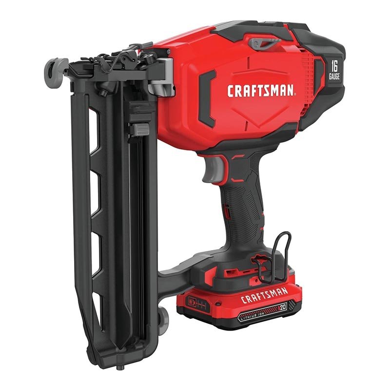 16 Gauge Straight Finish Nail Gun – Lightweight Nailer For Workshop & Home DIY