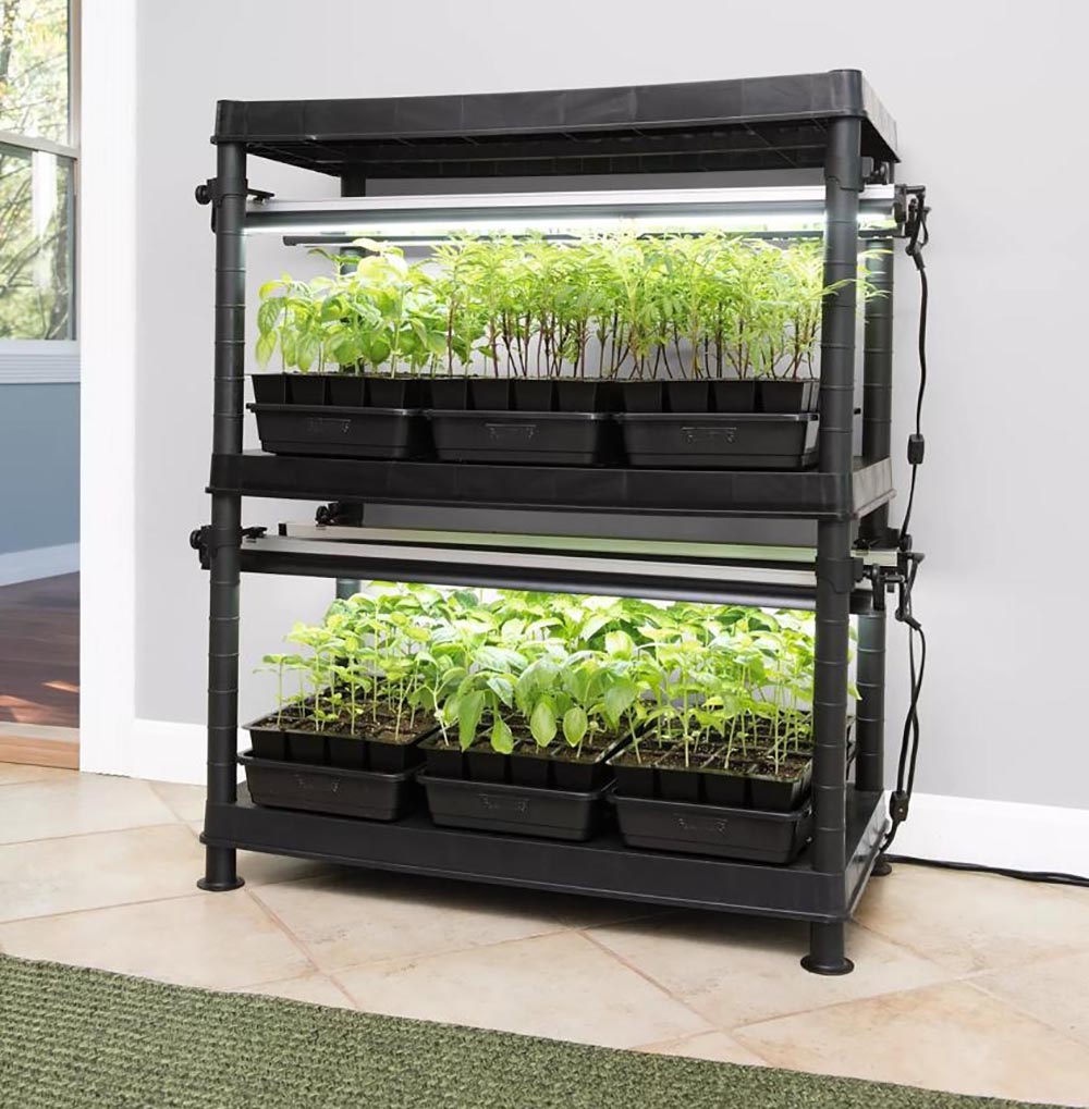 The Best Gift for a Plant Whisperer This Mother’s Day Gardener’s Supply LED Stack-n-Grow Lights