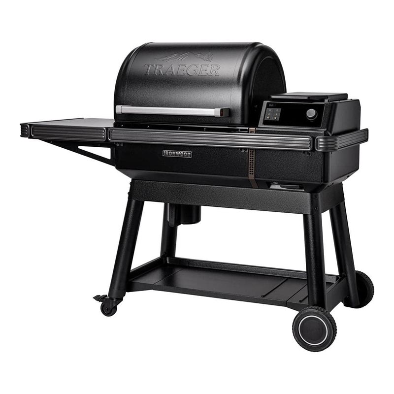 The Traeger Ironwood WiFi Wood Pellet Grill & Smoker on a white background.