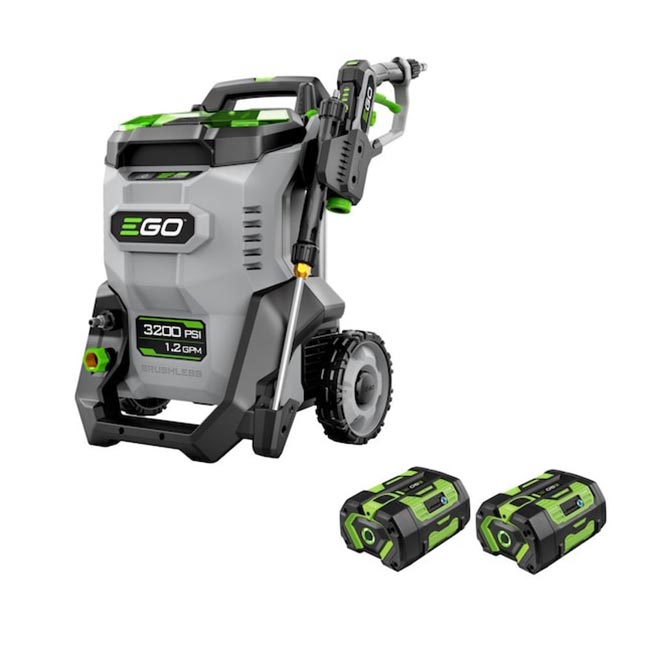 The Ego Power+ 3200 PSI Pressure Washer on a white background.