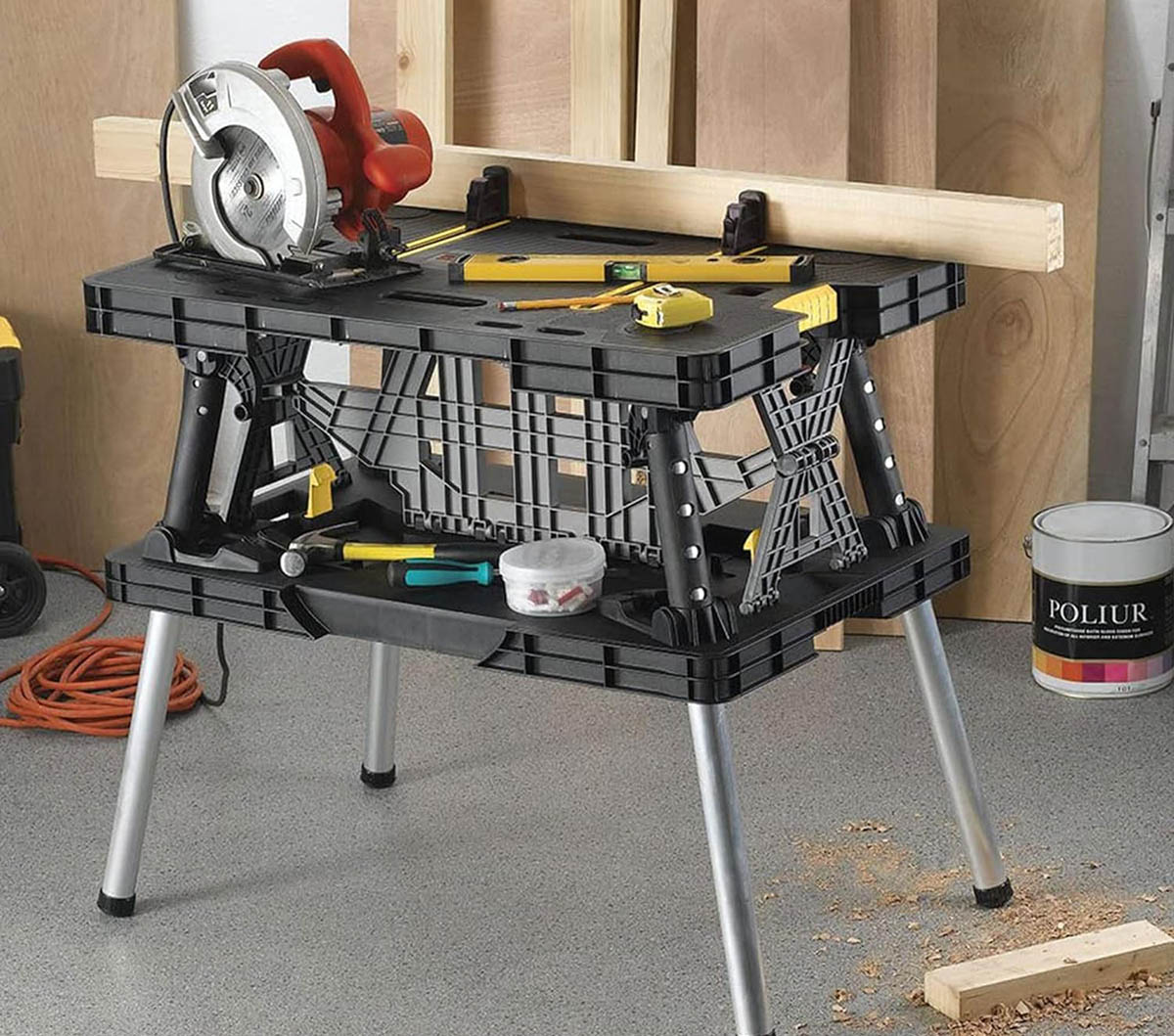 Tools That Contractors Swear By Keter Portable Folding Work Table