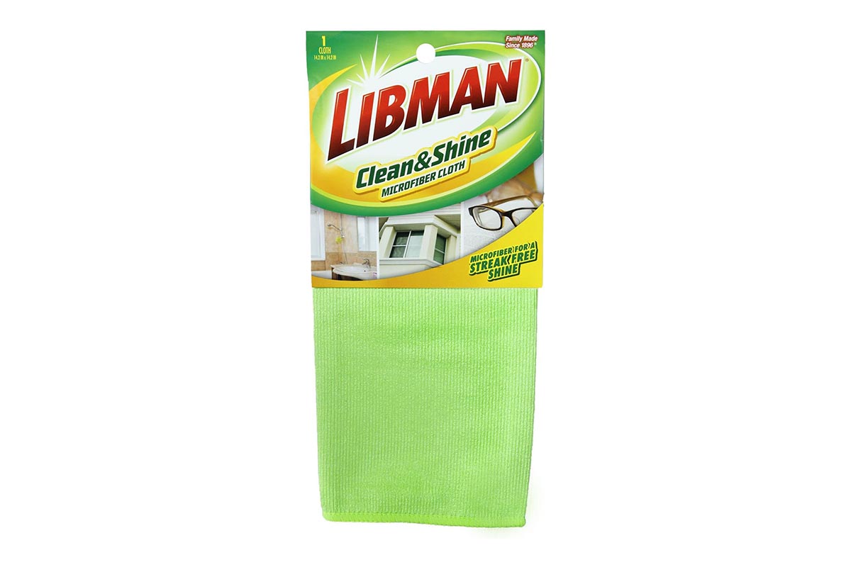 Tools the Bob Vila Team Swears By for Spring Cleaning Option Libman Clean and Shine Microfiber Cloth