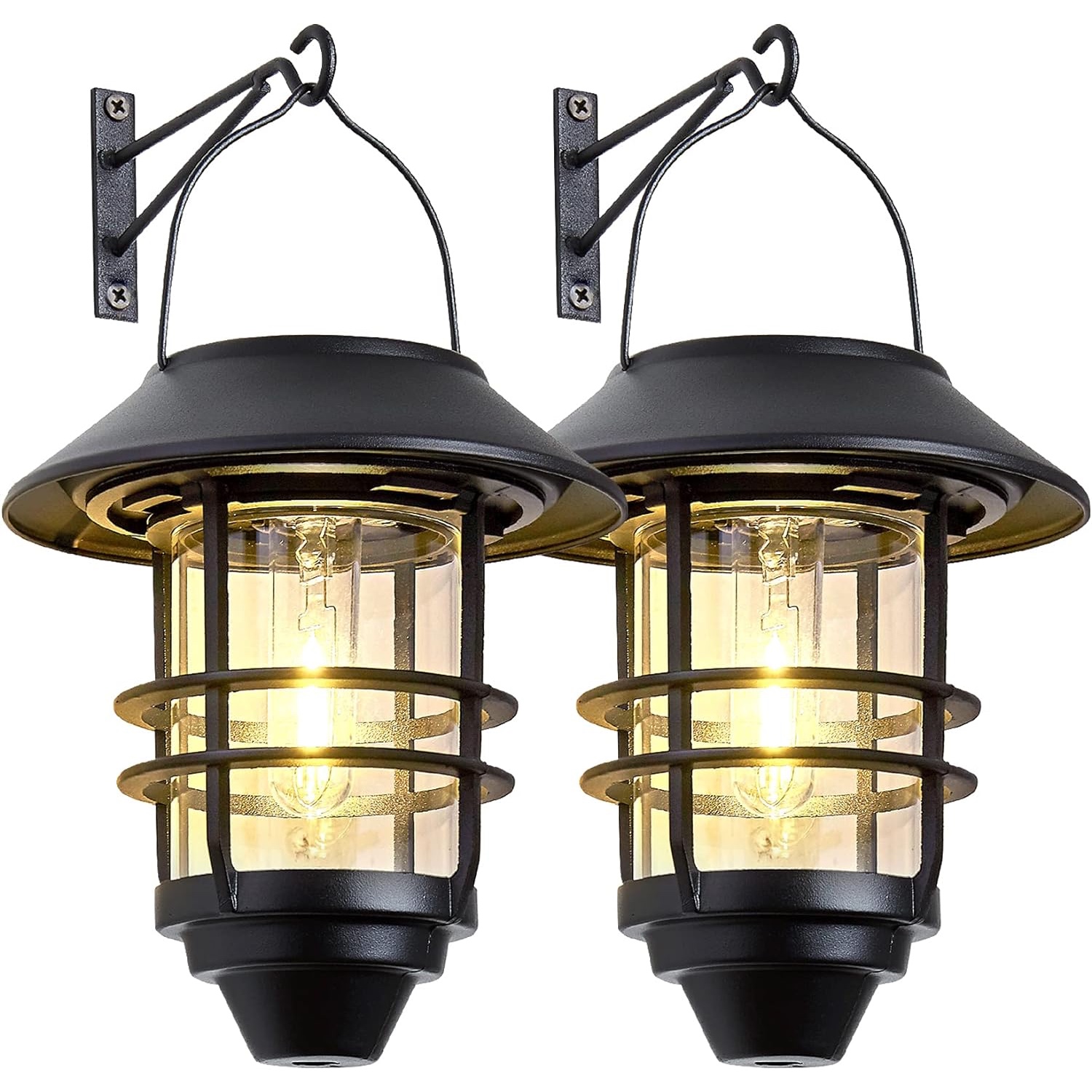 thumbnail image 2 of Derynome Solar Fence Lights 8 Pack - 3 Color Modes, IP45 Waterproof, Outdoor Deck & Patio Lighting 2 of 12
