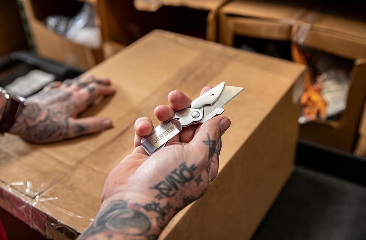 First-Time Tool Kit Gerber Gear Folding Utility Knife