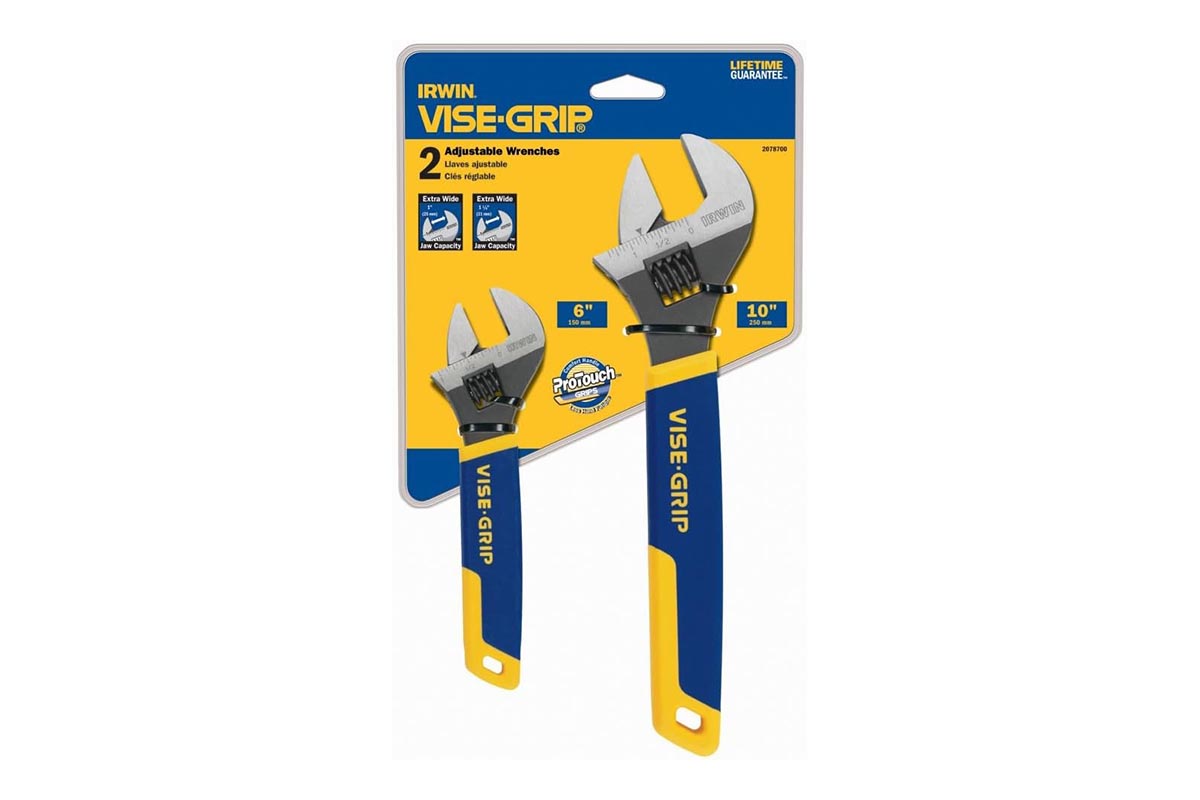 First-Time Tool Kit Irwin Vise-Grip Adjustable Wrench SetFirst-Time Tool Kit Irwin Vise-Grip Adjustable Wrench Set