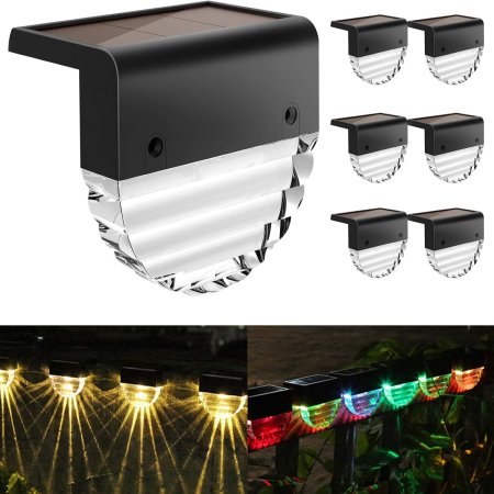  Melunar 6-Pack Solar Deck Lights