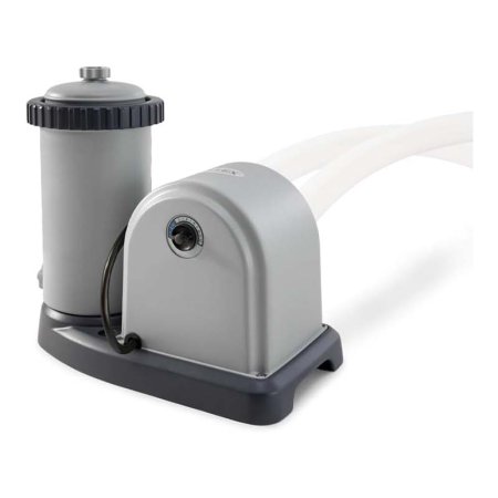  The Intex 28635EG Krystal Clear Cartridge Filter Pump on a white background.