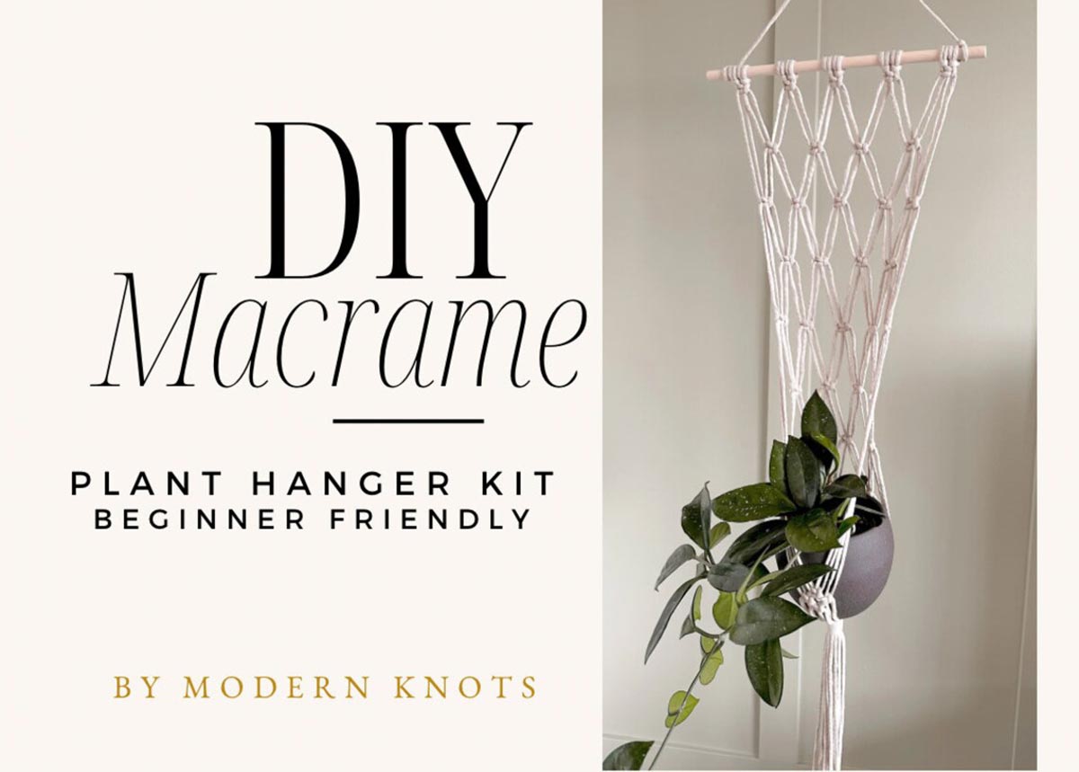 The Best Mother’s Day Gifts Option Macrame Plant Hanger Kit