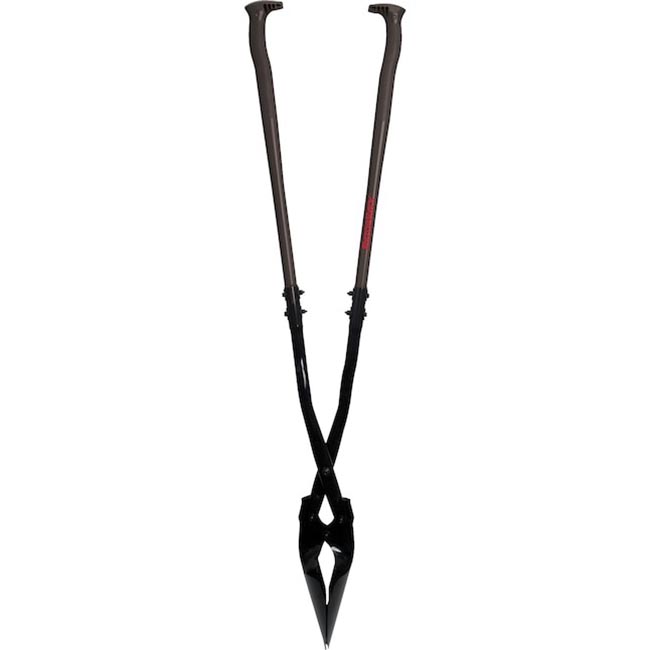  The Razor-Back Fiberglass Handle Post Hole Digger on a white background.