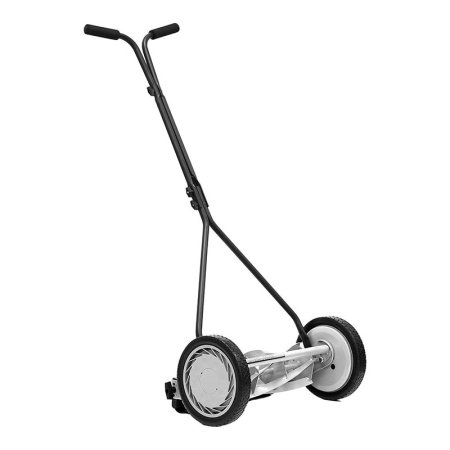  The Great States 16-Inch 5-Blade Push Reel Lawn Mower on a white background.