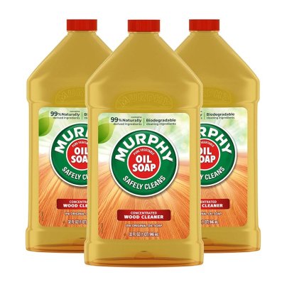 Three bottles of Murphy Original Formula Oil Soap on a white background.