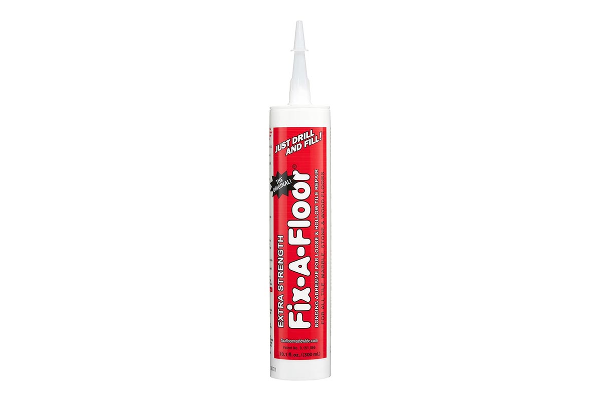 Get New Floors for Under 50 dollars Loose Tile Repair Adhesive