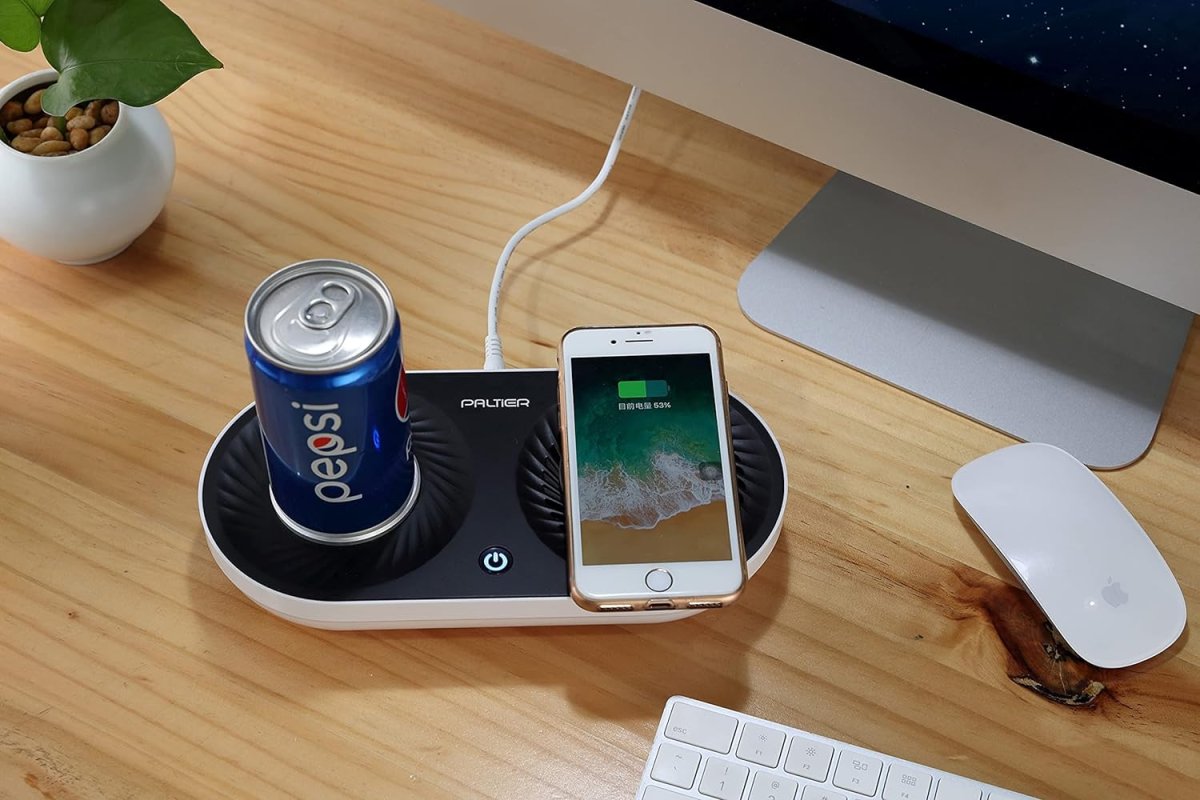 Home Office Essentials Option Mug Warmer and Phone Charger