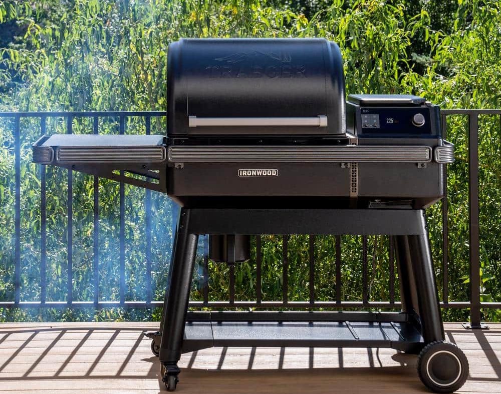 Outdoor Kitchen Essentials Option Ironwood Wi-Fi Pellet Grill and Smoker