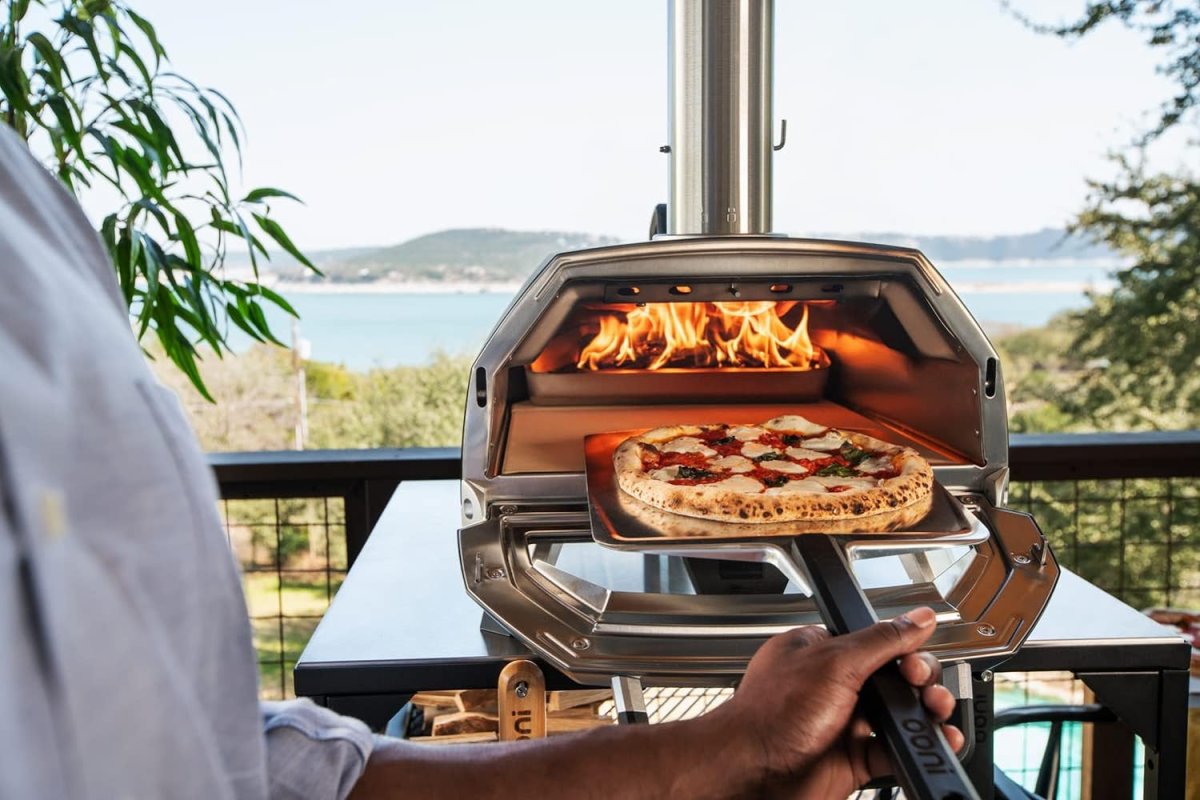 Outdoor Kitchen Essentials Option Ooni Karu 16 Multi-Fuel Outdoor Pizza Oven