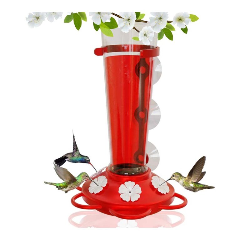  Nature Anywhere Window Hummingbird Feeder on white background