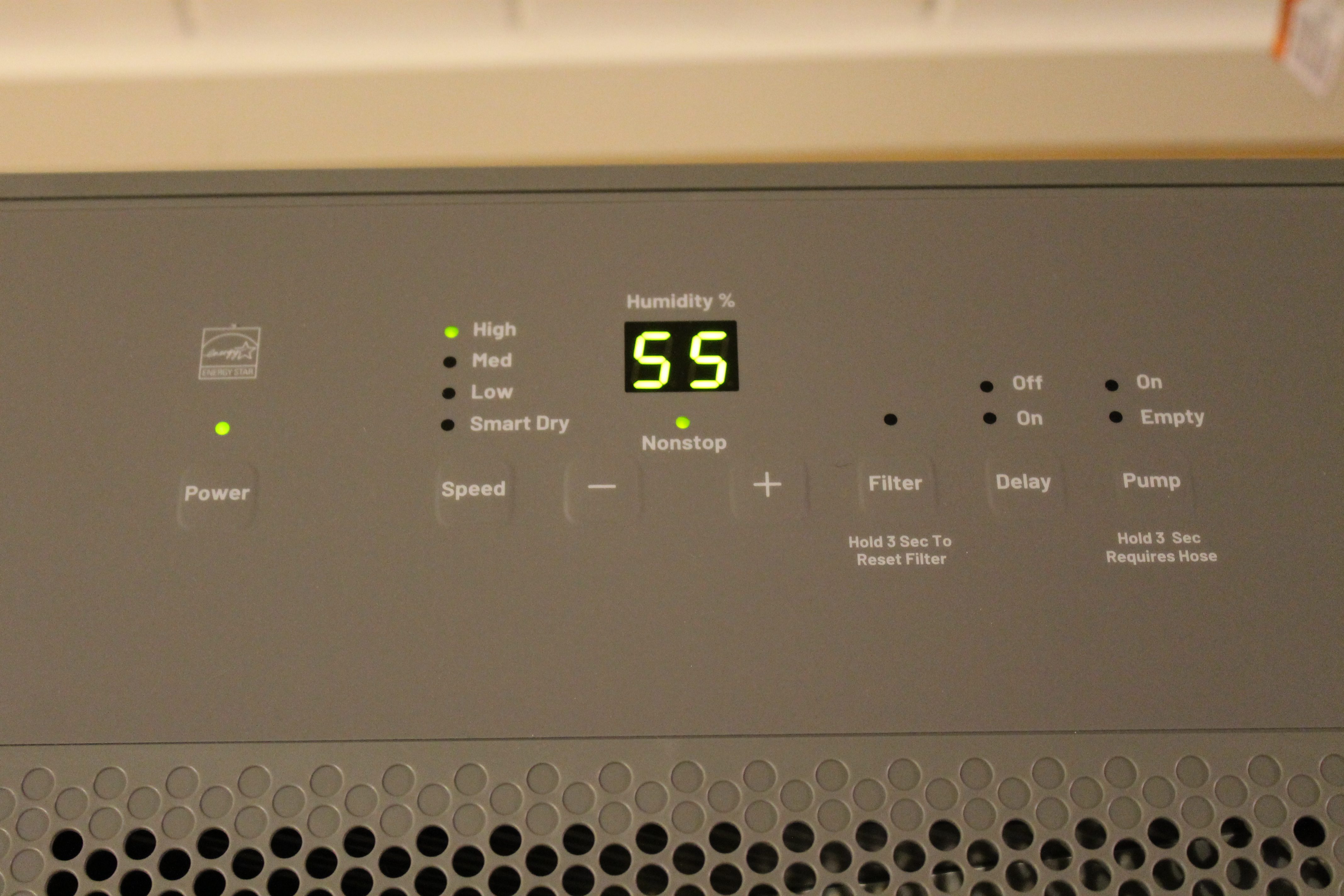 GE 50-Pint Portable Dehumidifier With Built-In Pump