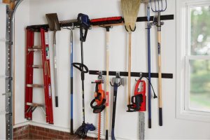 Rubbermaid FastTrack Storage Rail System close-up