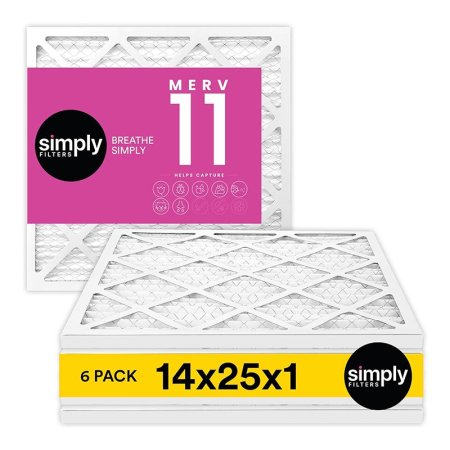  The Best Air Filters for Furnace and Home AC Option Simply Filters 14x25x1 MERV 11 Air Filters