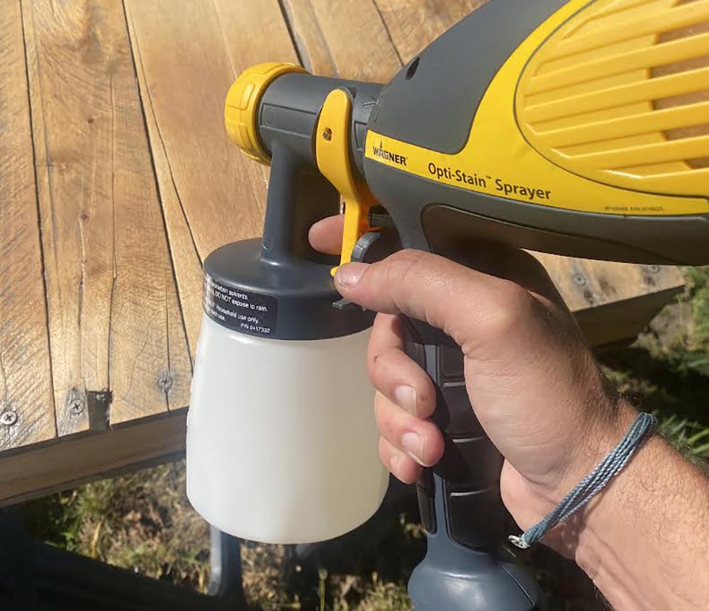 The Best Applicator for Deck Stain Option Wagner Sprayer