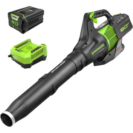  The Best Cordless Leaf Blowers Option: Greenworks 80V 580 CFM Cordless Leaf Blower