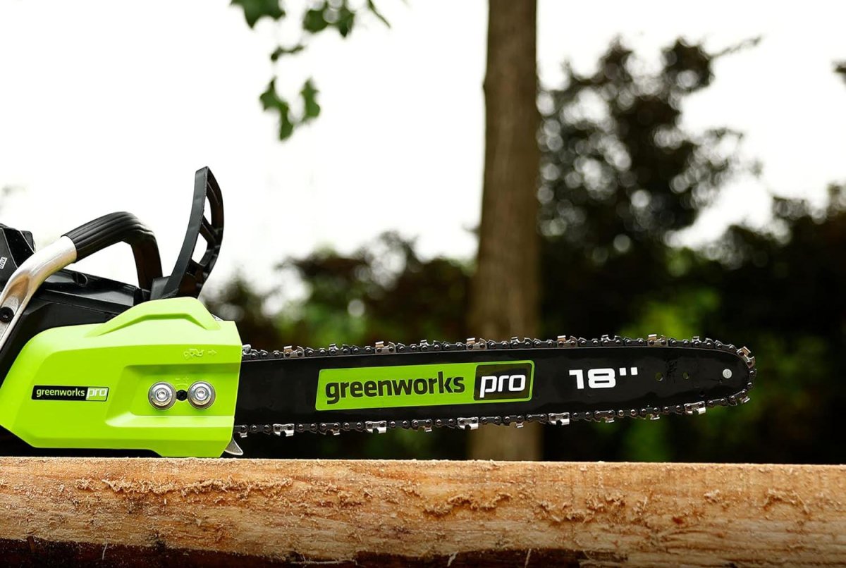 The Best Prime Day Deals on Outdoor Tools Option Greenworks 80V Cordless Chainsaw