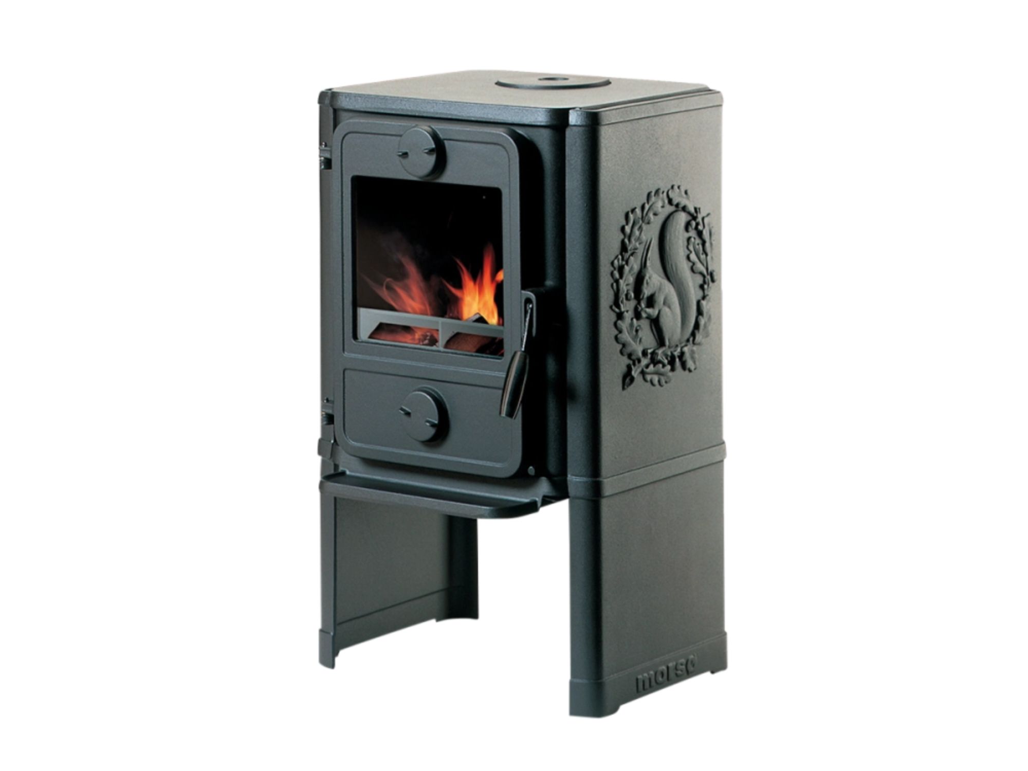 Close up of one of theWood Stove Brands Option Morsø