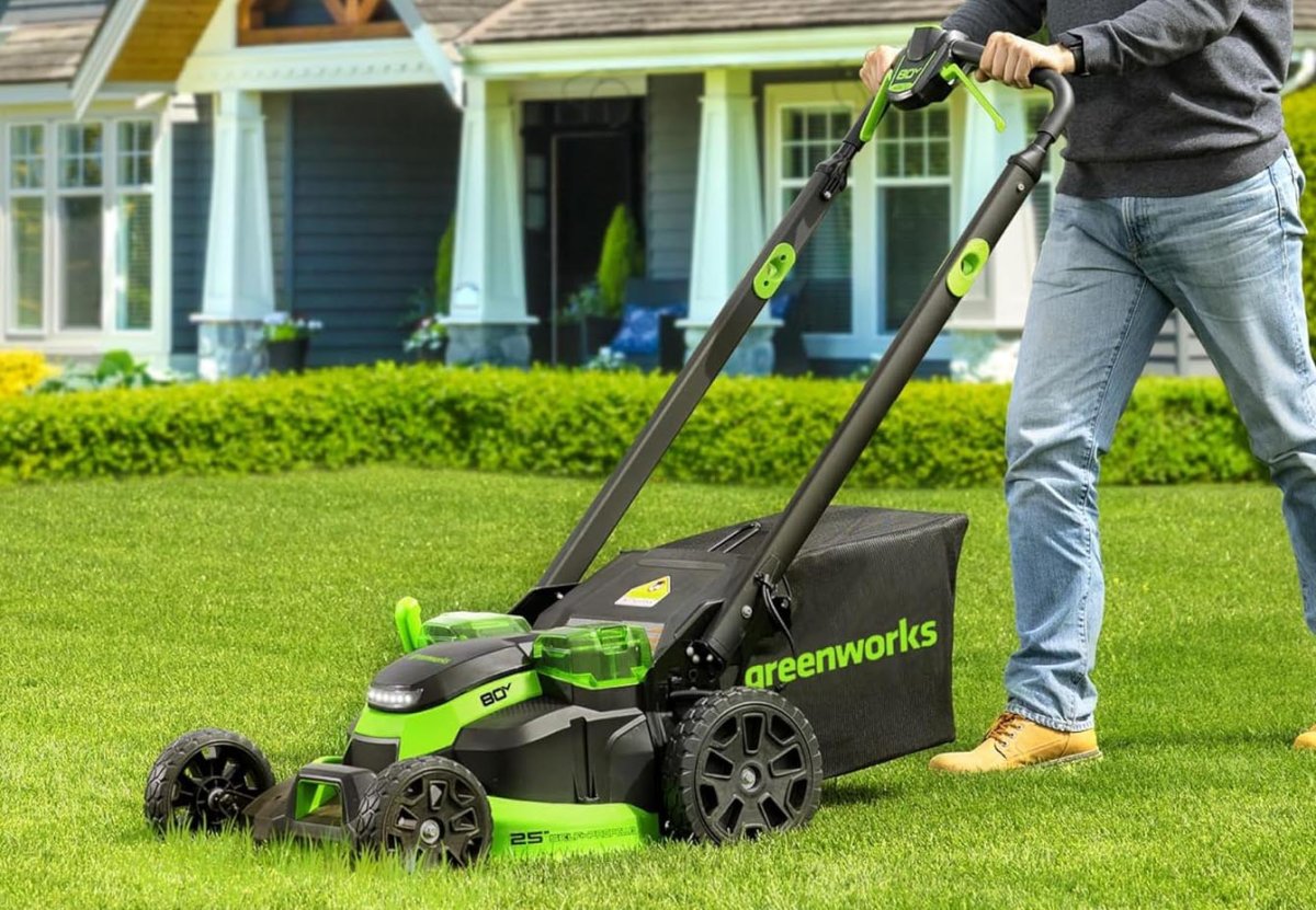 Best Lawn Mower Deals Option greenworks 80V 25-inch Cordless Self-Propelled Lawn Mower