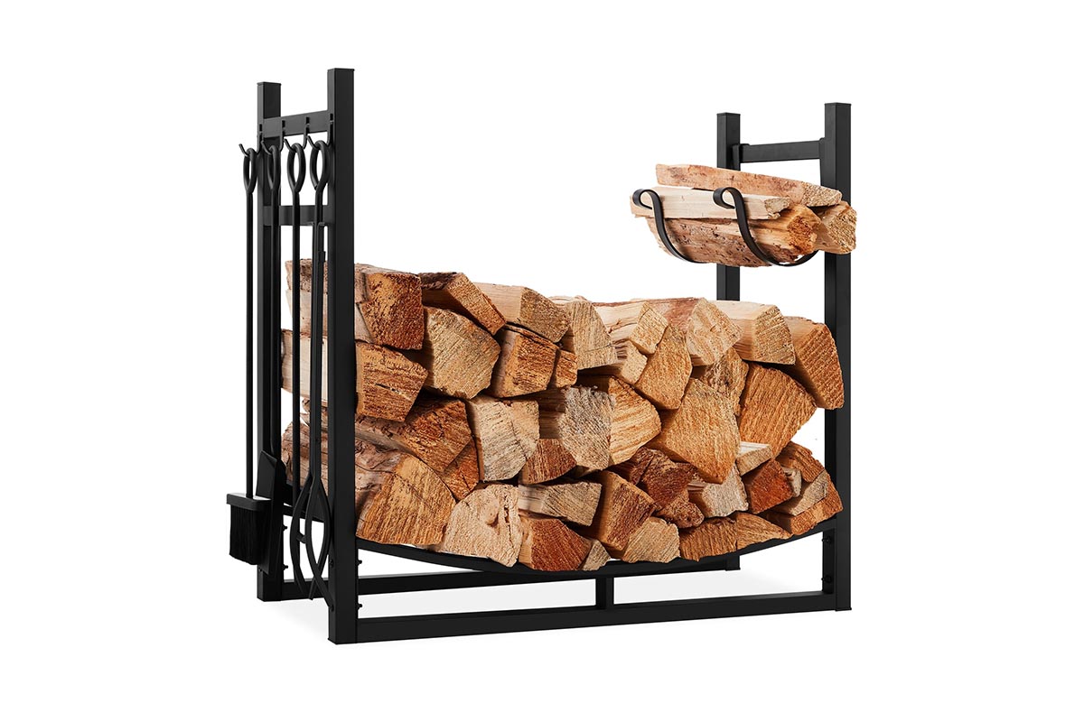 Best Walmart Black Friday Deals Option Best Choice Products Steel Firewood Rack and Tools