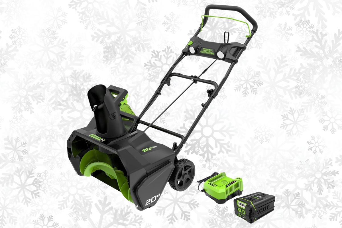 Greenworks Snow Blower on Sale for Black Friday