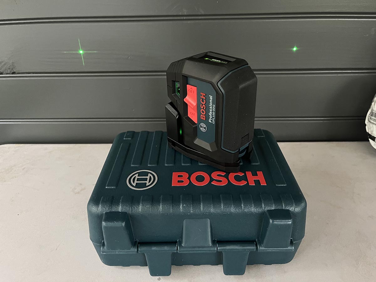Bosch Pro Laser Level action