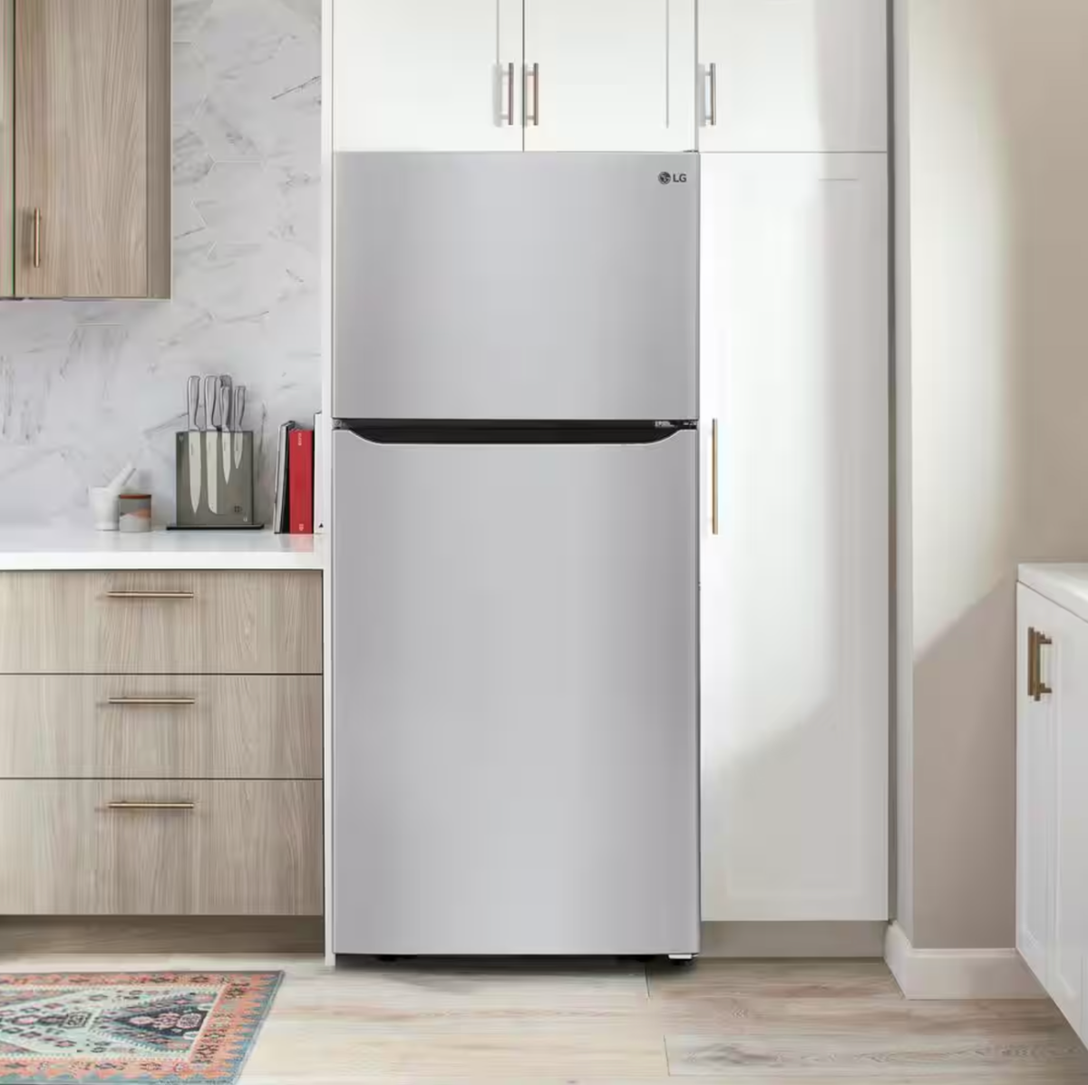LG 30-Inch 20 Cubic Foot Top-Freezer Refrigerator