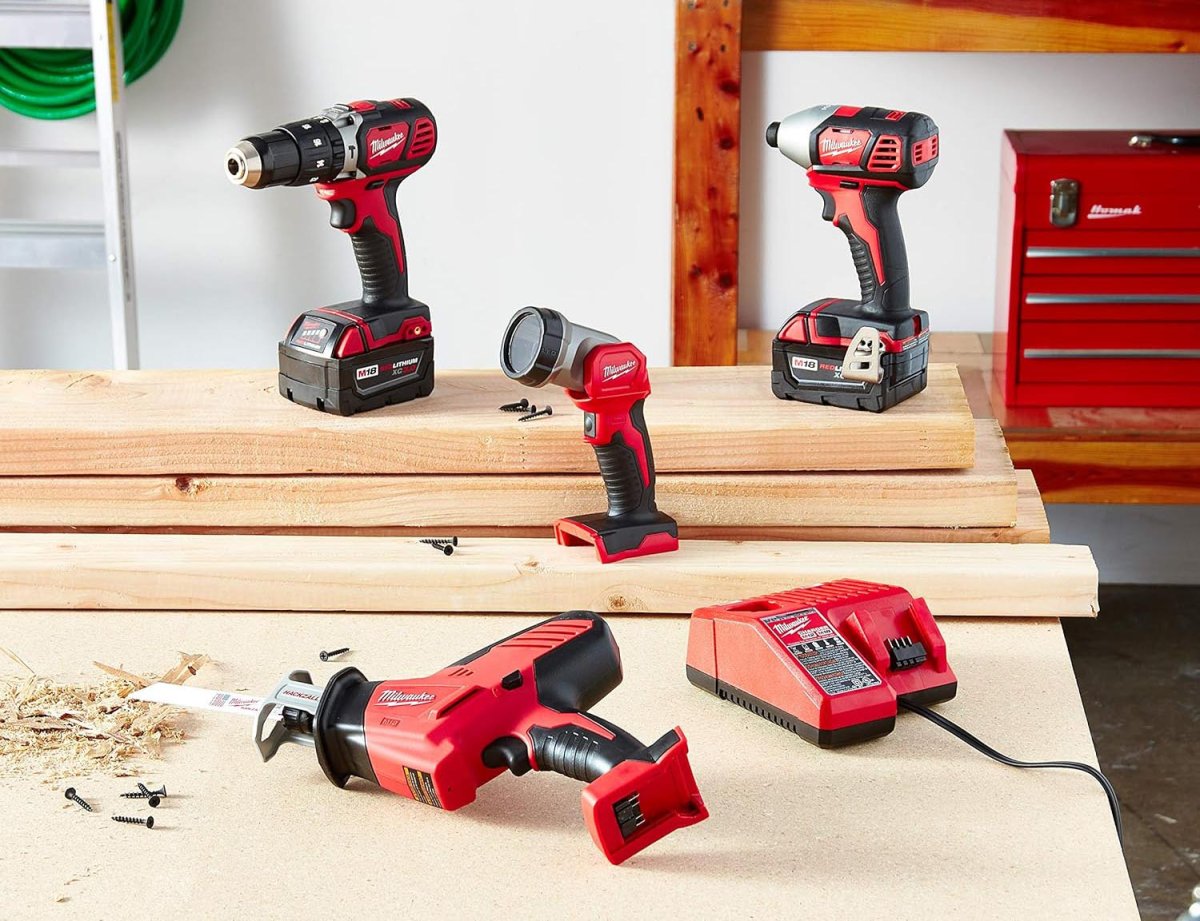 The Best Gifts for Construction Workers Option Milwaukee 18V Cordless Tool Combo Kit