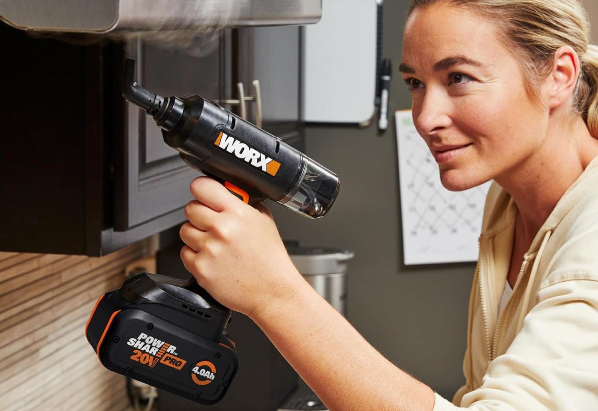 The Best New Cleaning Tool Option Worx 20V SteamStorm Cordless Handheld Steam Cleaner
