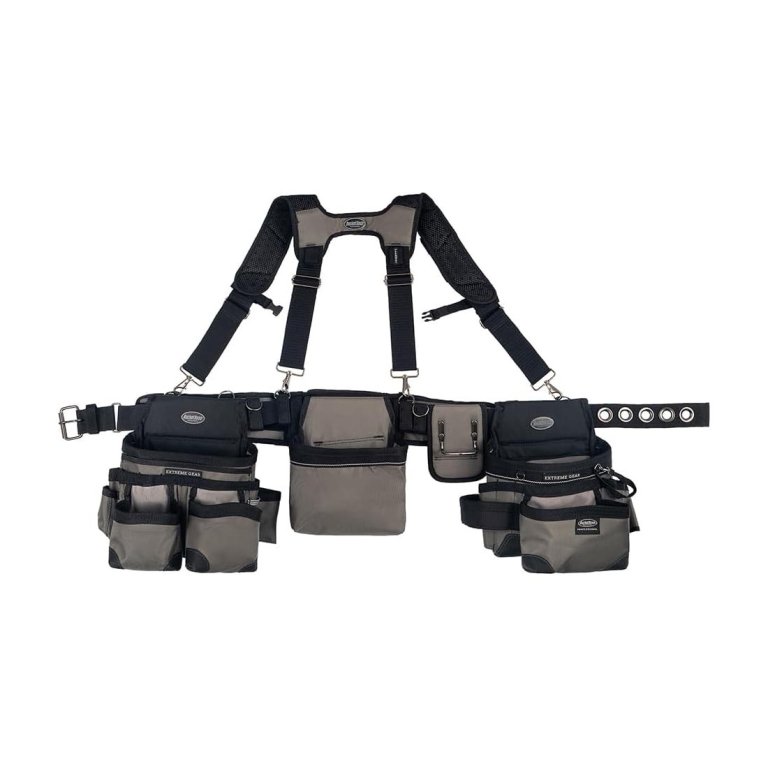 The Best Tool Belt Option Bucket Boss 3 Bag Tool Belt with Suspenders