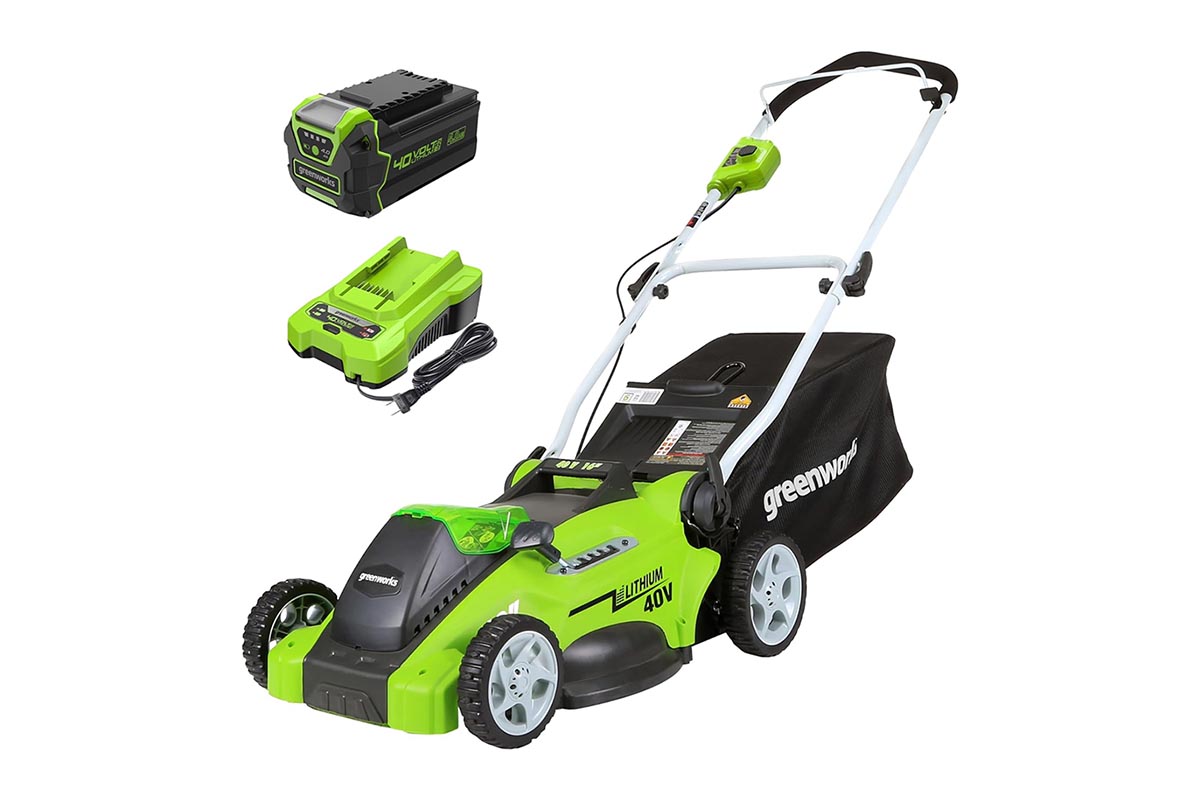 Last Chance Deals Option Greenworks 40V 16″ Cordless Lawn Mower